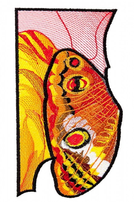 BFC1601 Stained Glass Eye Spot Butterflies
