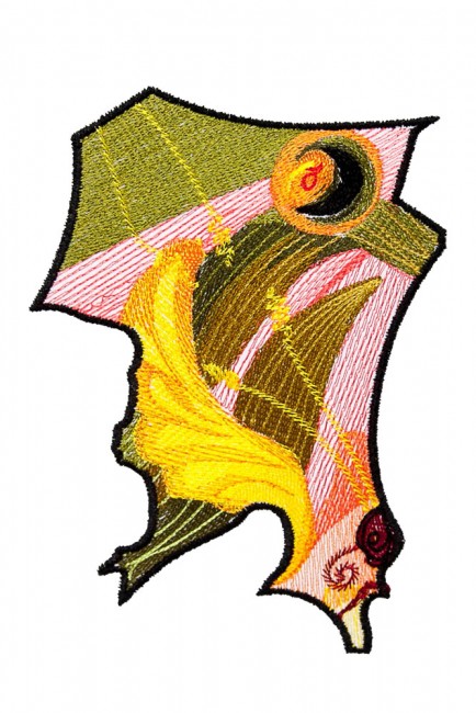 BFC1601 Stained Glass Eye Spot Butterflies