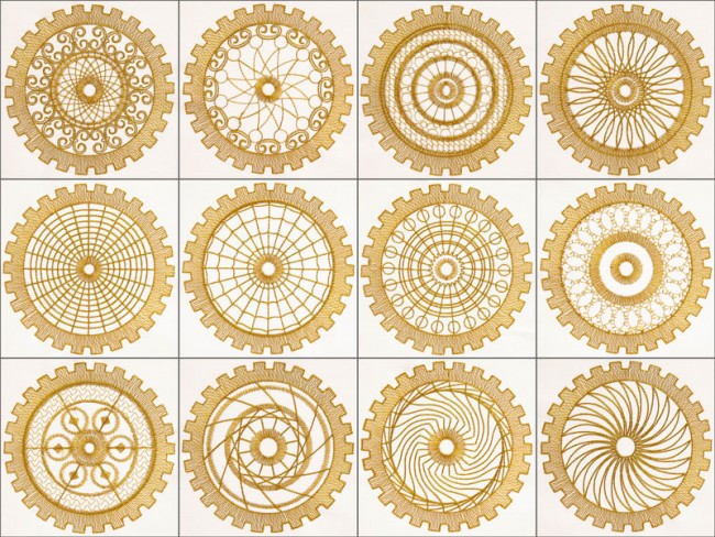 BFC1603 Steampunk Quilt Circles