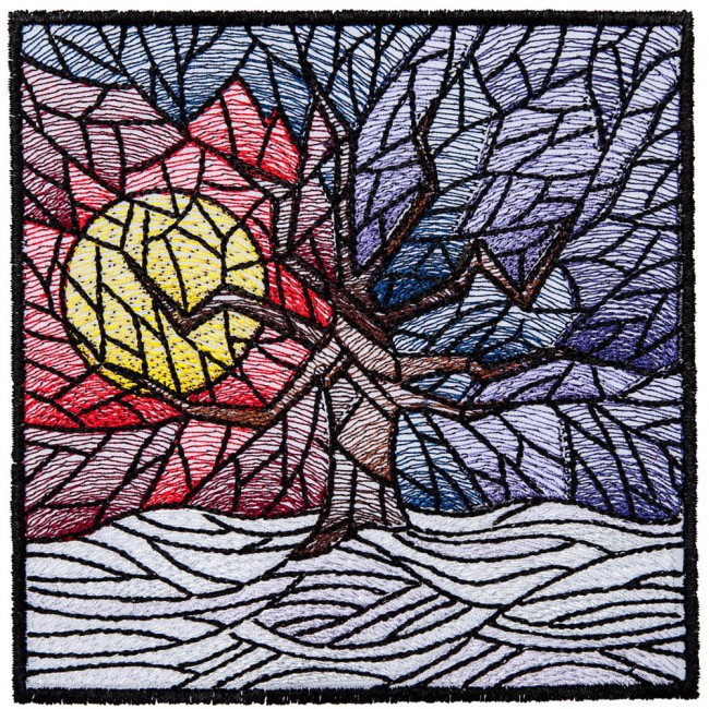 BFC1604 Stained Glass Quilt Squares- The Seasons