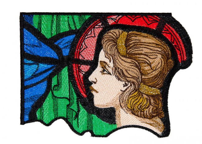 BFC1610 Stained Glass - An Angel Prays