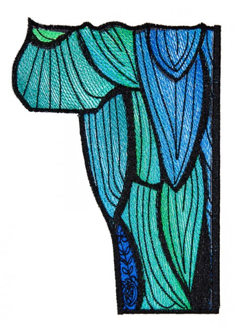 BFC1610 Stained Glass - An Angel Prays