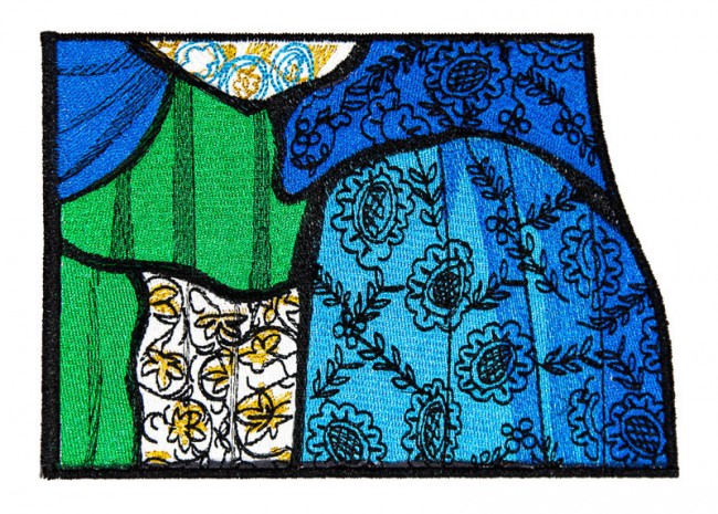 BFC1610 Stained Glass - An Angel Prays