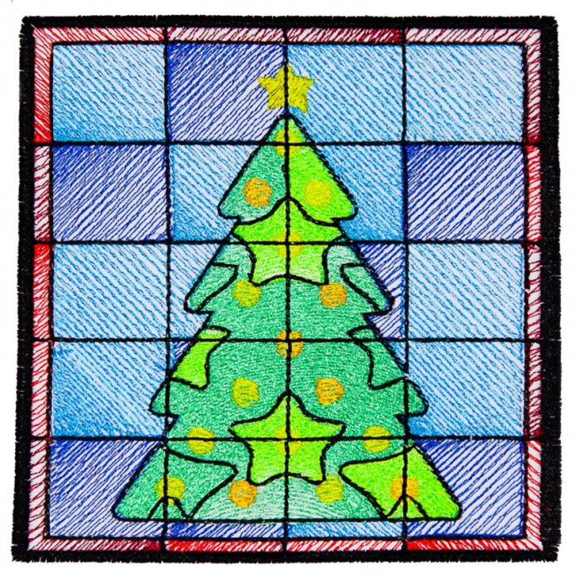 BFC1612 Christmas Quilt Squares with Borders