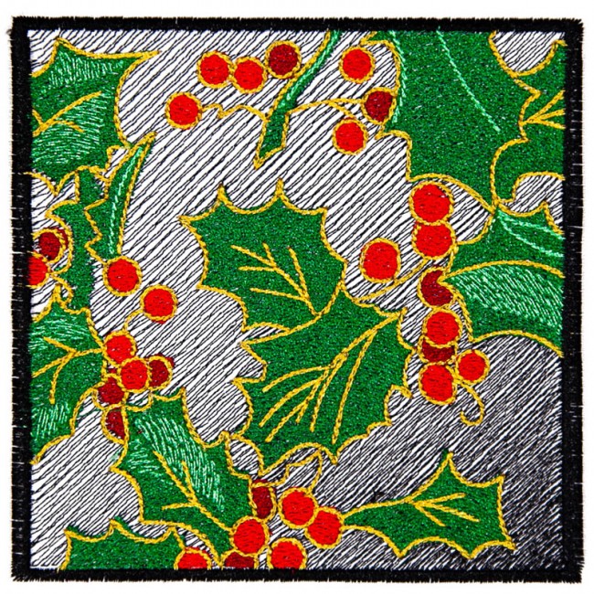 BFC1612 Christmas Quilt Squares with Borders