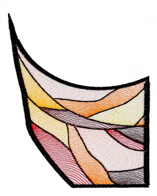 BFC1615 Stained Glass Peacock with Fall Colors