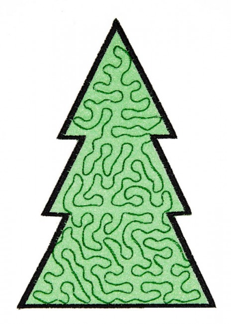 BFC1618 Patchwork Christmas Trees