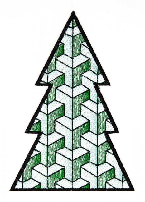 BFC1618 Patchwork Christmas Trees 09