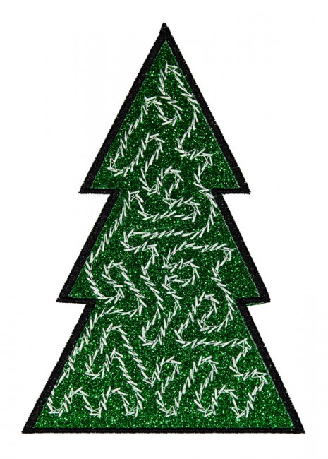 BFC1618 Patchwork Christmas Trees
