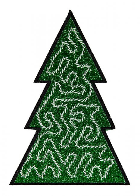 BFC1618 Patchwork Christmas Trees 11
