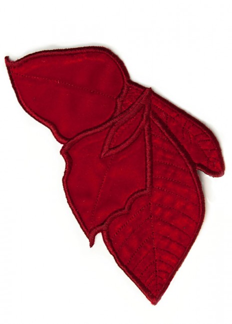 BFC1629 QIH Applique Poinsettias