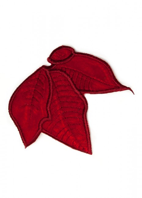 BFC1629 QIH Applique Poinsettias