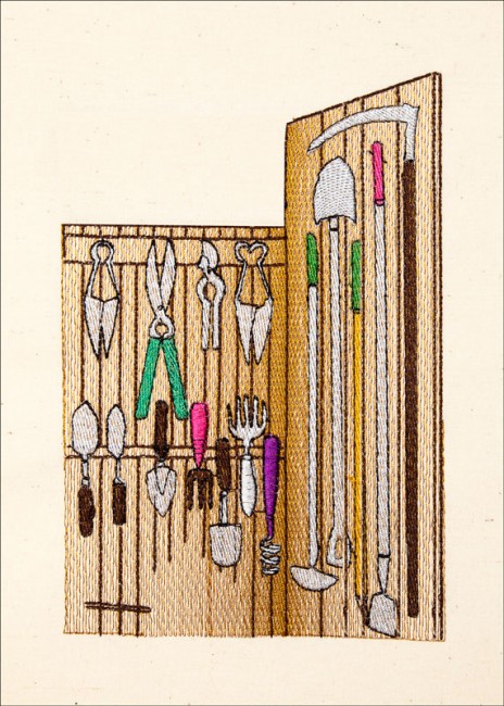 BFC1633 Gardening Quilt Collection - The Tool Shed