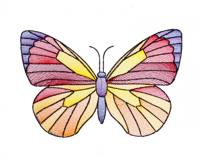 BFC1642 Stained Glass Butterflies