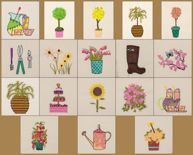 BFC1646 Gardening Quilt Collection - Quilt Blocks