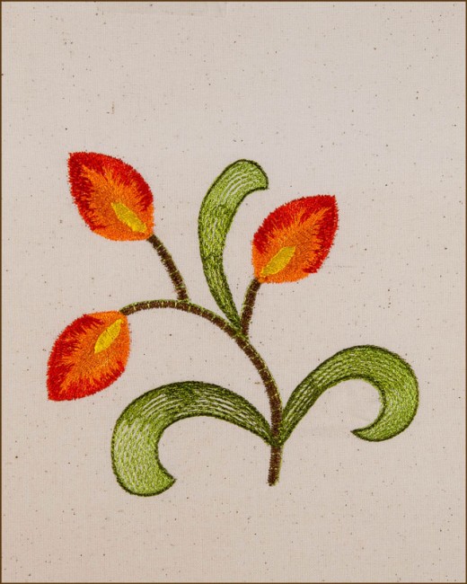 BFC1653 Folk Art Inspired