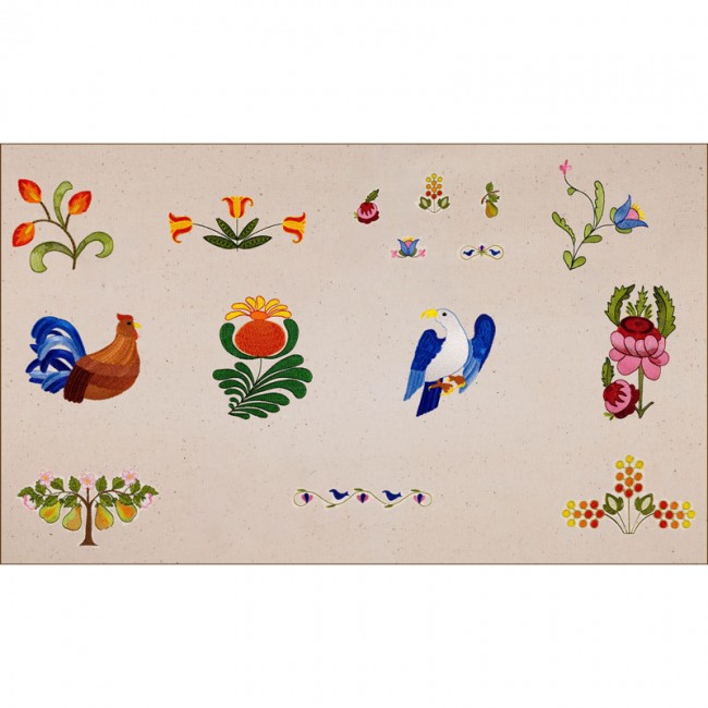 BFC1653 Folk Art Inspired