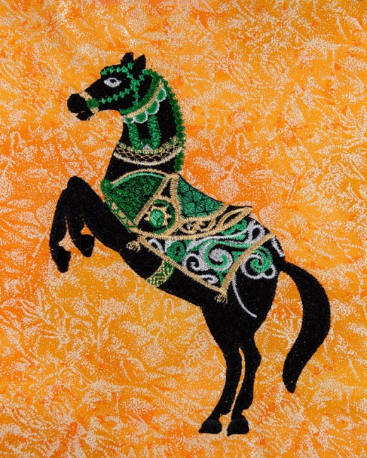 BFC1655 Embellished Horses