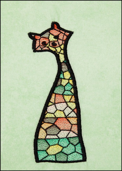 BFC1658 Stained Glass Cats by Fred