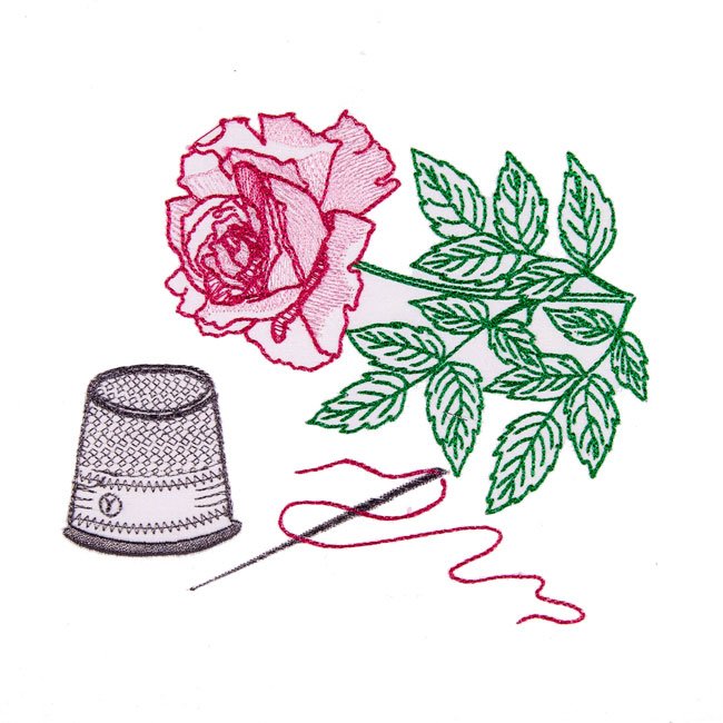 BFC1663 Delicate Roses