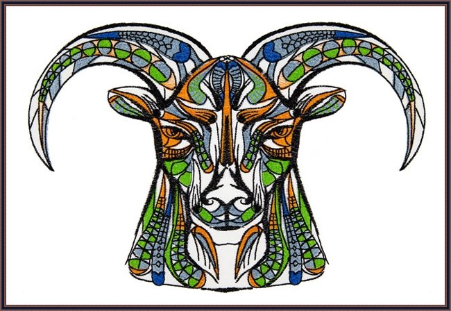 BFC1665 Large Tribal Ram