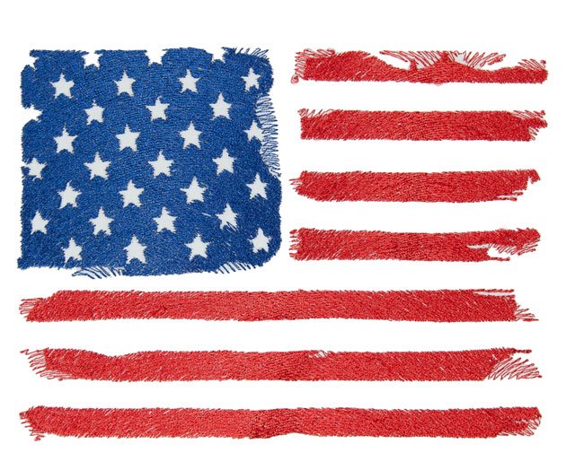 BFC1668 American Flags Fun Set