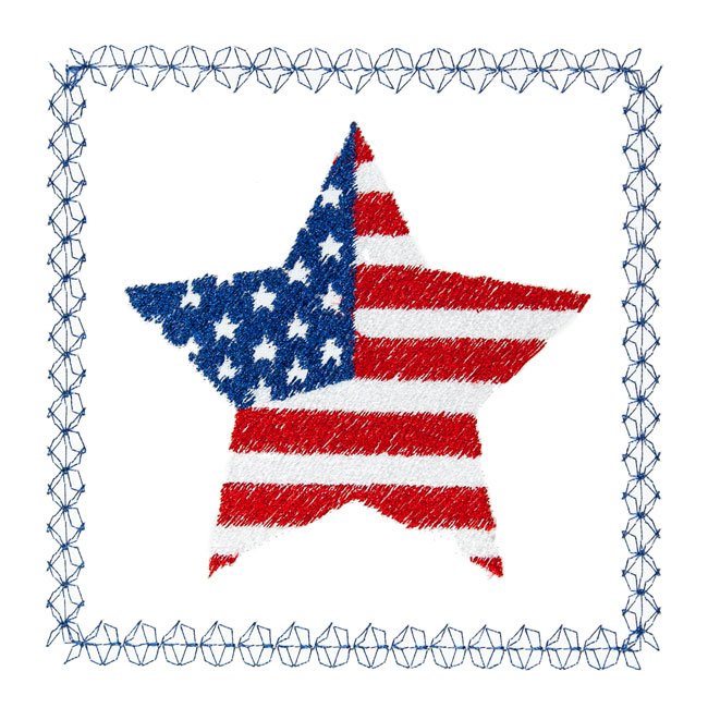 BFC1668 American Flags Fun Set