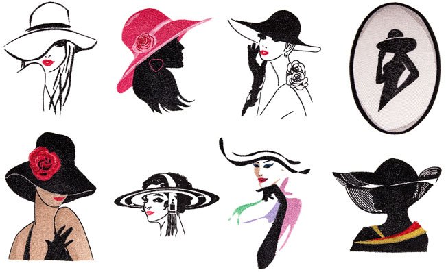 BFC1670 Ladies in Hats