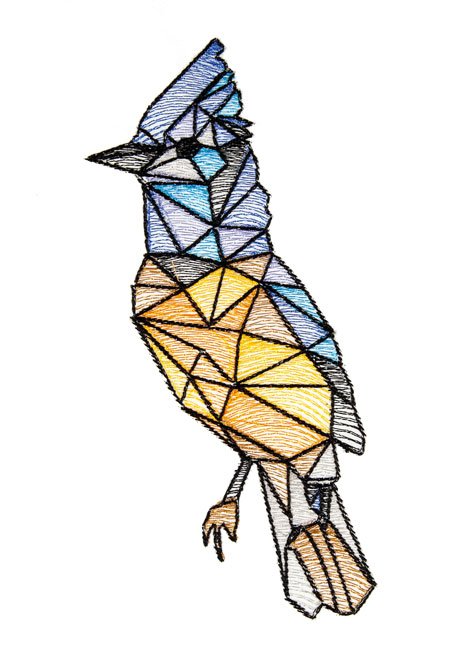 BFC1674 Stained Glass Birds