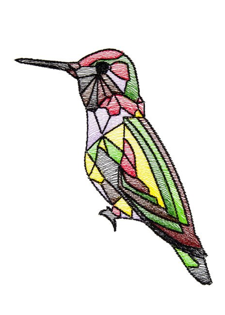 BFC1674 Stained Glass Birds