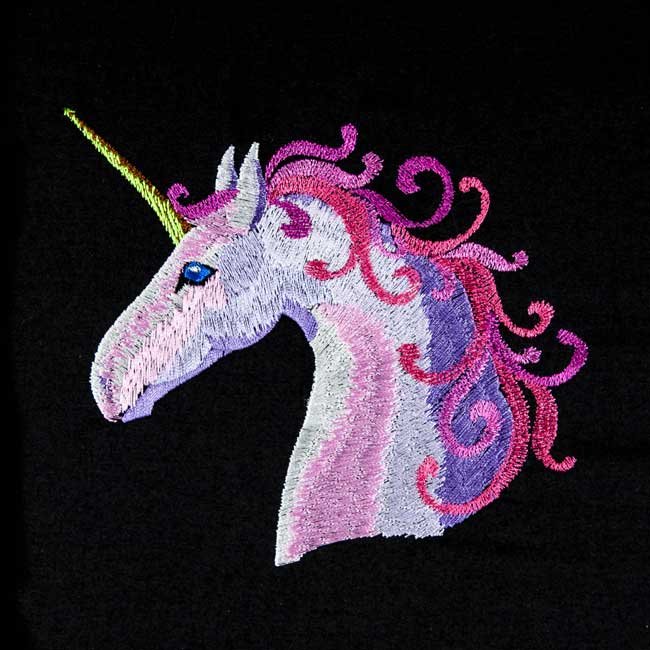 BFC1680 Unicorn and Flowers