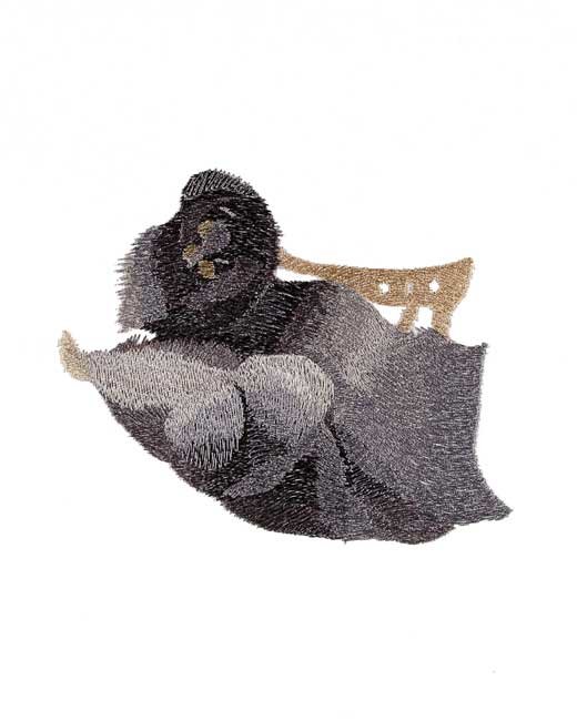 BFC1689 Large Kitten in a Hammock