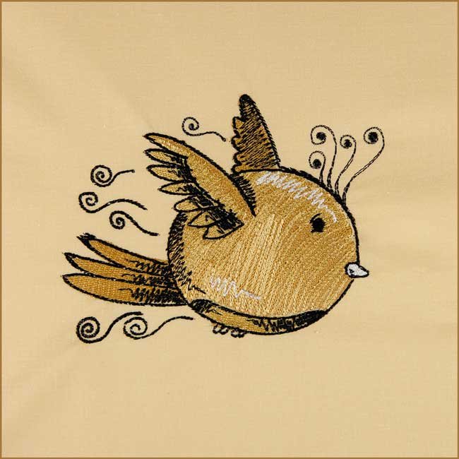 BFC1692 Sketchy Pals - Filled Version - Pretty Bird