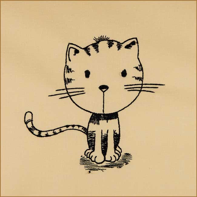 BFC1693 Sketchy Pals - Blackwork  Version - Who Me?