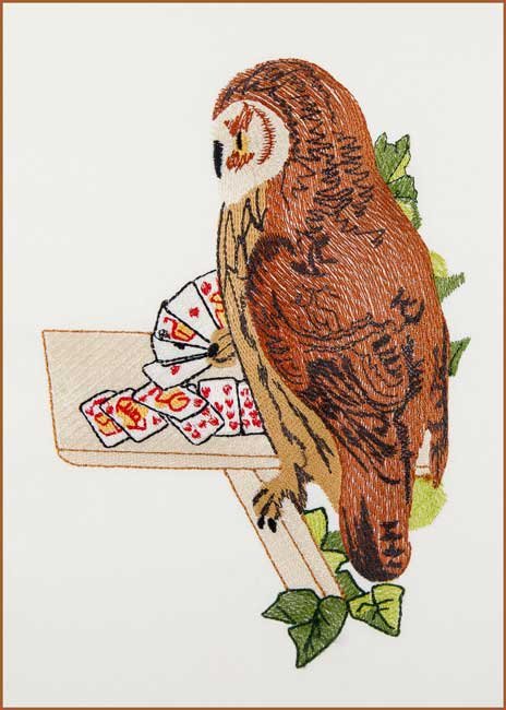 BFC1697 The Owl's Game of Cards