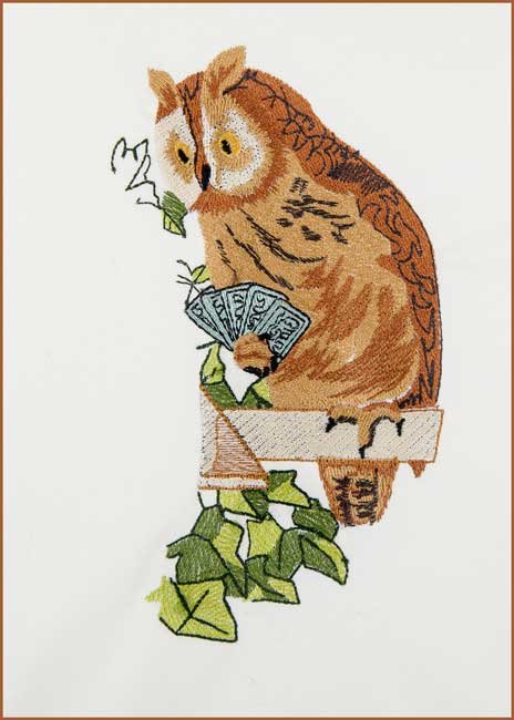 BFC1697 The Owl's Game of Cards
