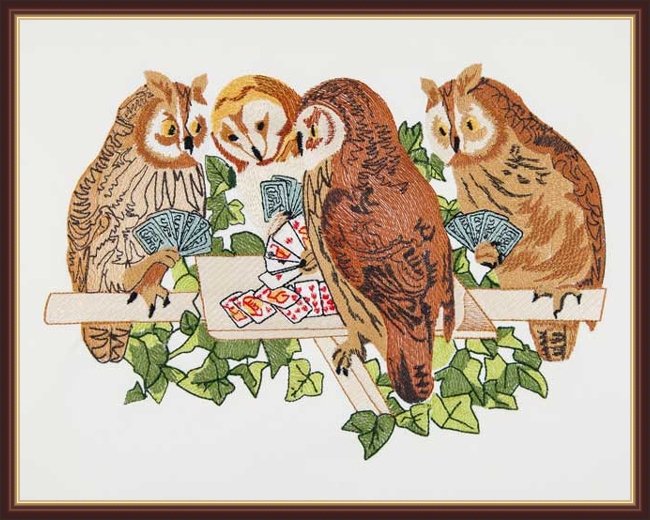 BFC1697 The Owl's Game of Cards