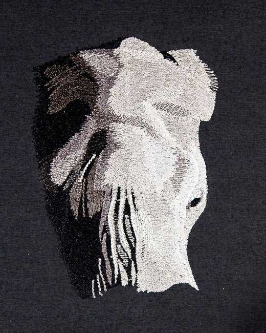 BFC1698 Large Black and White Elephant