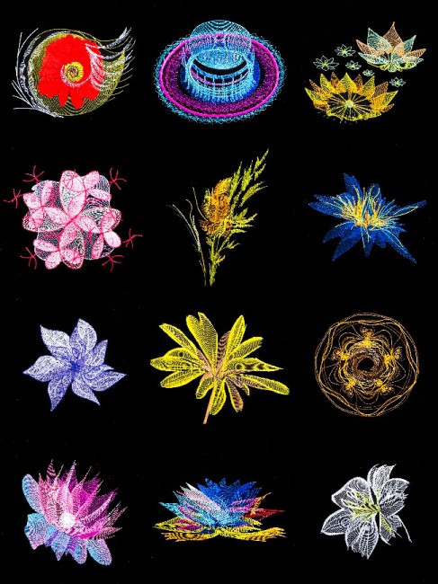 BFC1707 Fractilicious Florals
