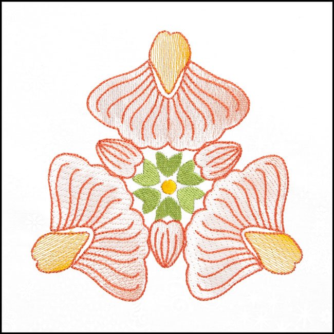 BFC1709 Art Nouveau Floral Quilt Blocks - 12