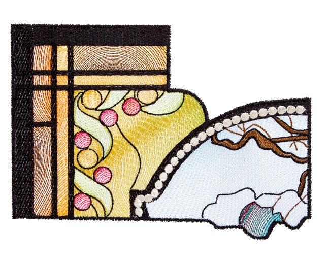 BFC1710 Tiffany's Stained Glass Four Seasons - Spring