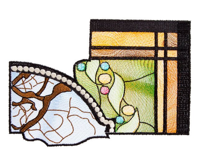 BFC1710 Tiffany's Stained Glass Four Seasons - Spring