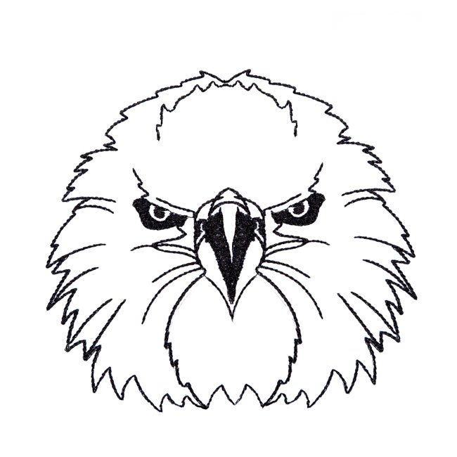 BFC1714 Blackwork Eagles