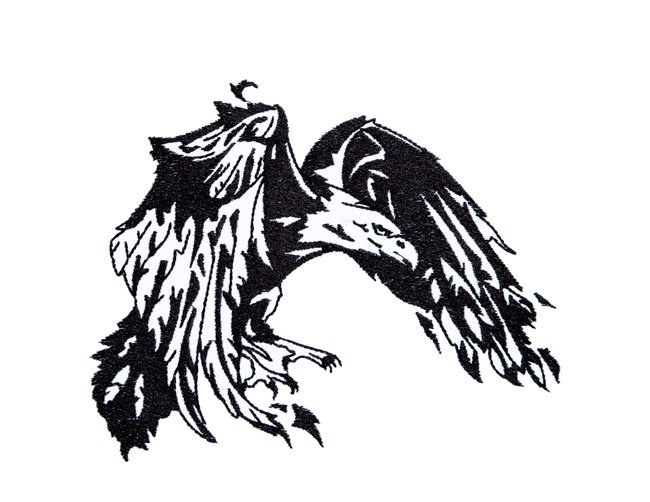 BFC1714 Blackwork Eagles