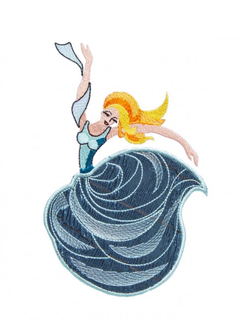 BFC1717 Applique or Not Dancing Ladies