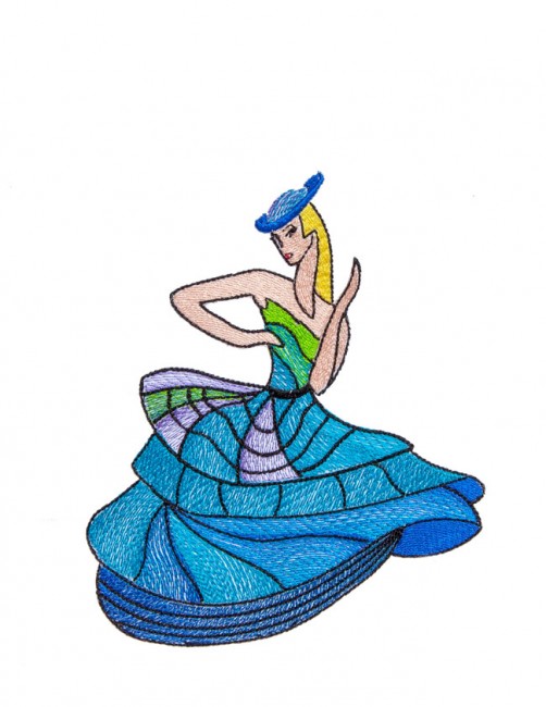 BFC1717 Applique or Not Dancing Ladies