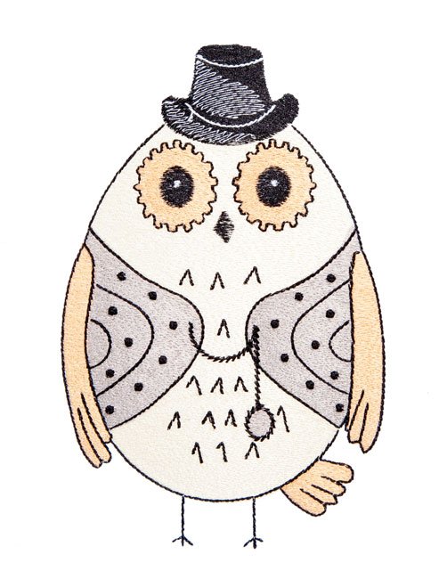 BFC1718 Steampunk Owls