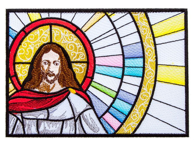 BFC1719 Stained Glass Christ is Risen