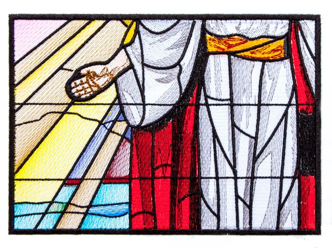 BFC1719 Stained Glass Christ is Risen