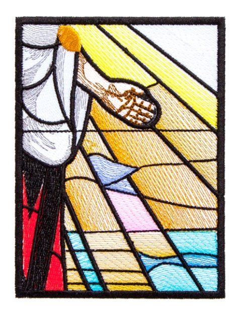 BFC1719 Stained Glass Christ is Risen